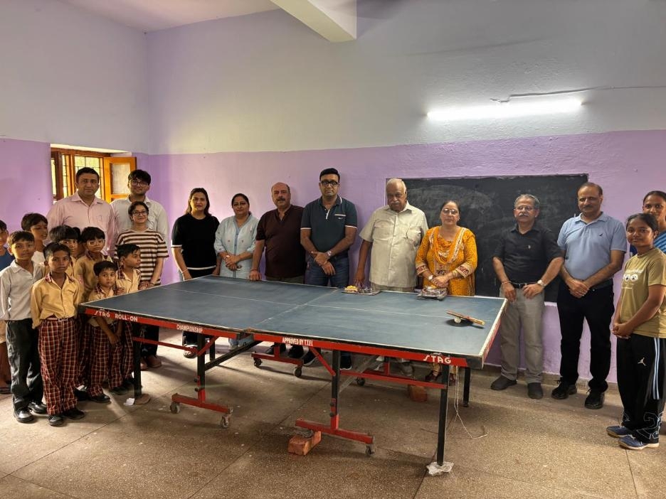 Distribution of Sports Goods to - Hindu Girls School