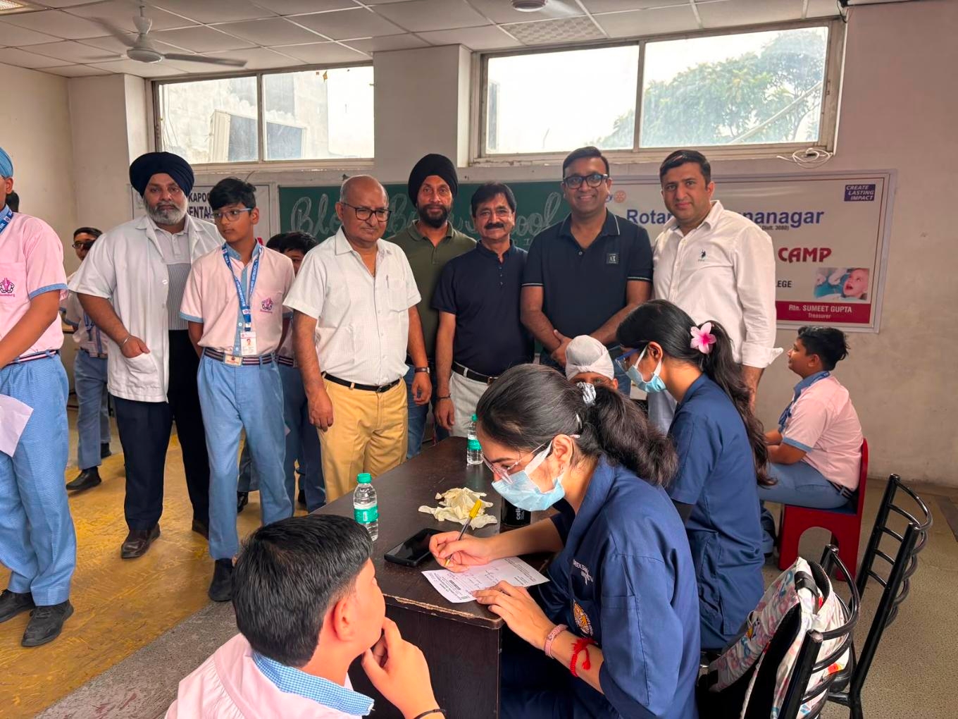 Dental Checkup Camp at Bloomberg School